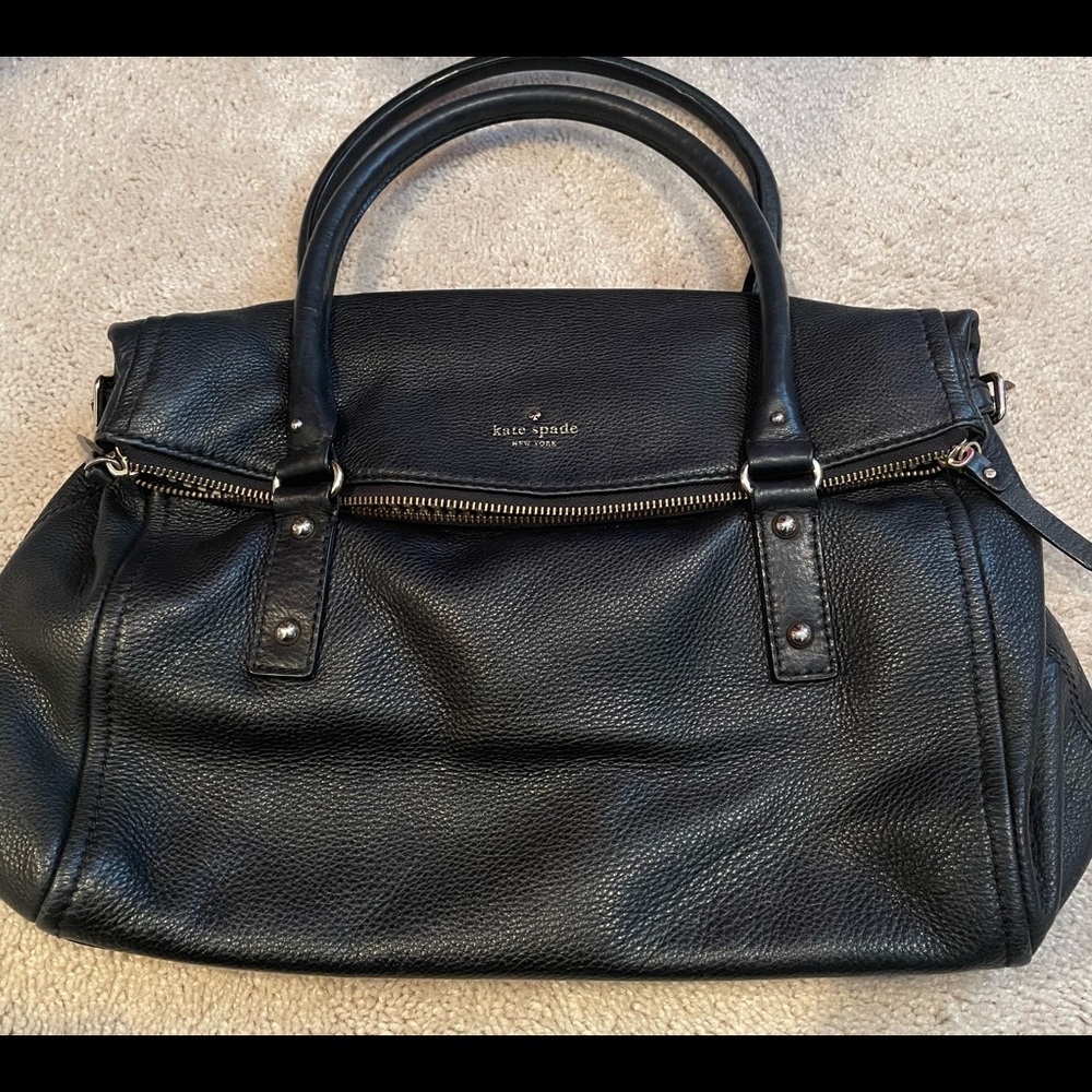 Kate Spade Black leather handbag